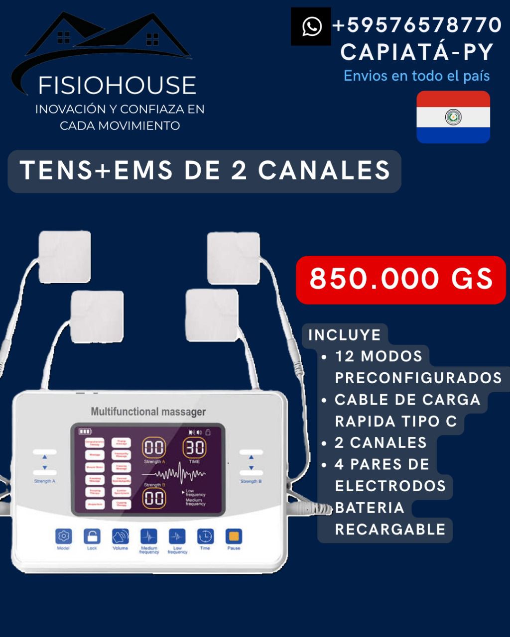 Tens de dos canales